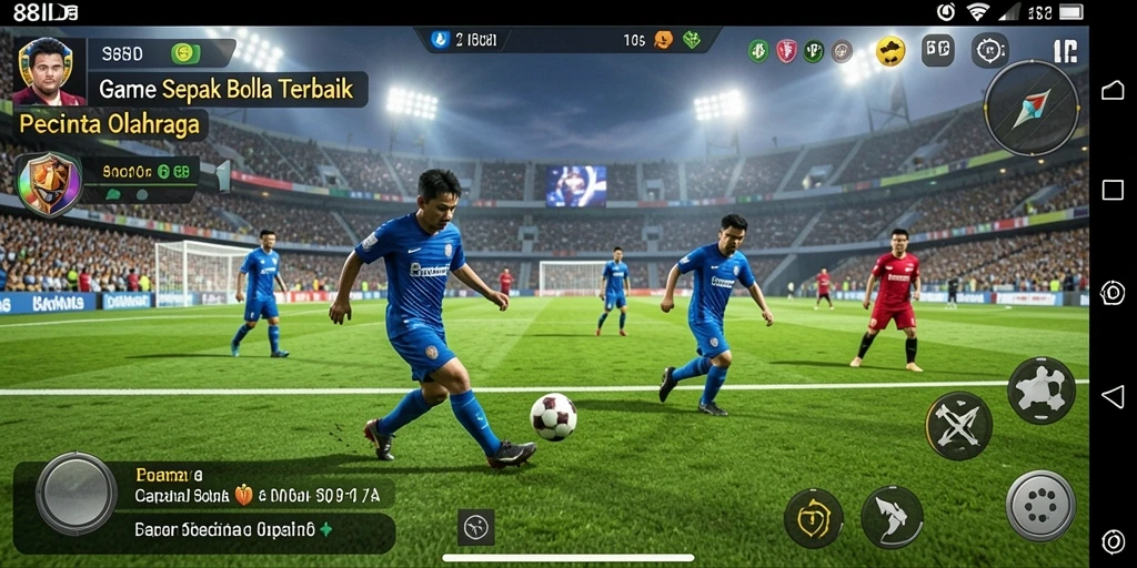 Tampilan menawan dari permainan sepak bola di 88ID.