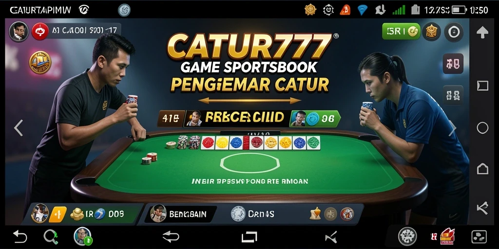 Tampilan gameplay seru di CATUR777 saat bermain catur.