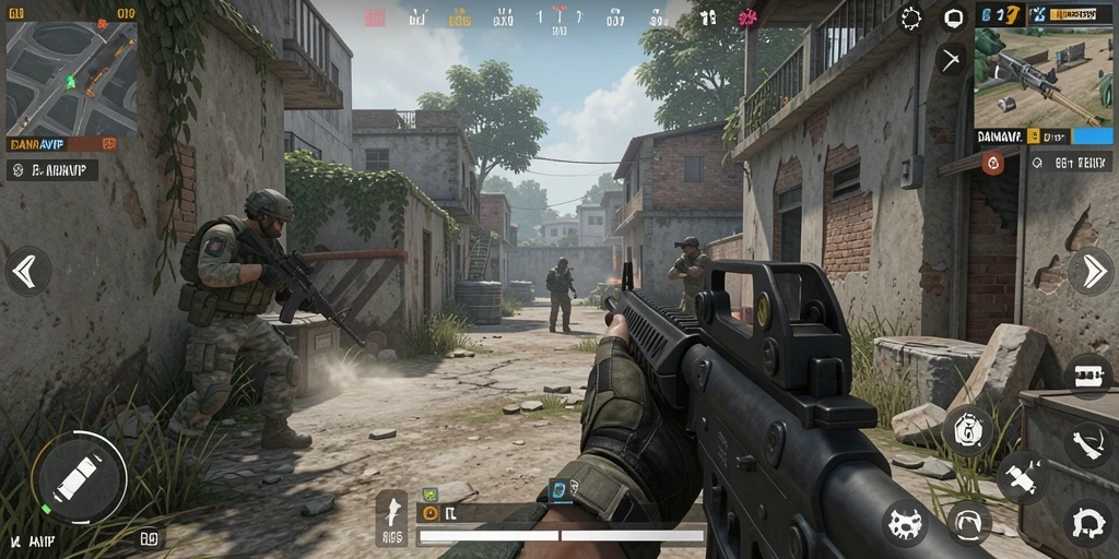 Antusiasme dan ketegangan dalam pertempuran FPS di DANAVIP.