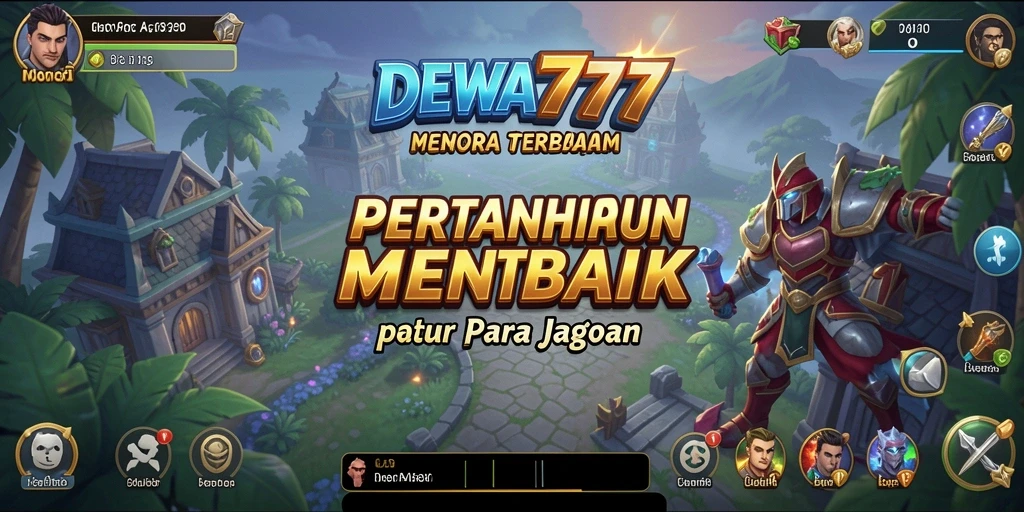 Screenshot gameplay DEWA777 menunjukkan aksi menara pertahanan yang mendebarkan.
