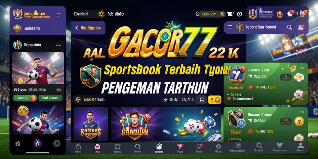 Screenshot gameplay GACOR77 menunjukkan antarmuka pengguna yang menarik.