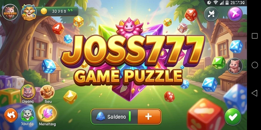 Screenshot JOSS777 menampilkan gameplay Puzzle yang seru dan menantang.