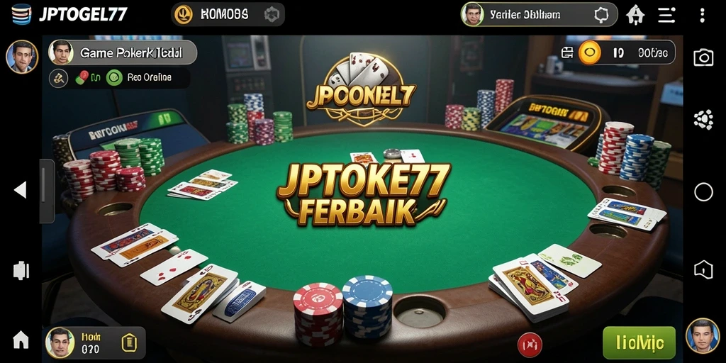 Gameplay Poker yang mengasyikkan di JPTOGEL77.