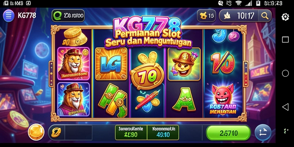 Tampilan visual menarik dari gameplay Slot KG778.