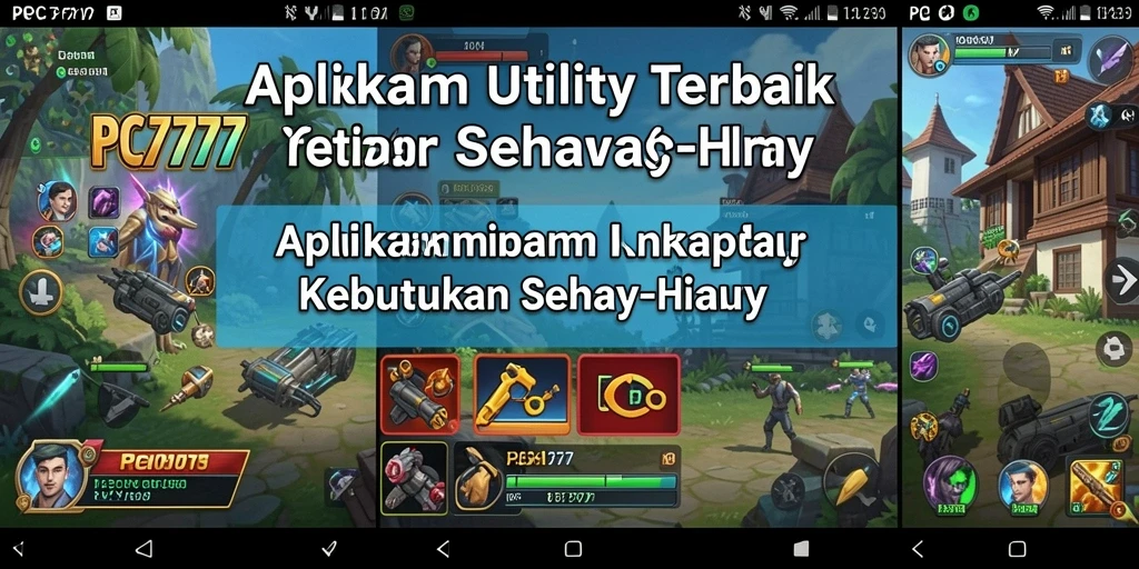 Tampilan antarmuka utama <strong>PC777</strong> dengan fitur-fitur Utility yang intuitif.